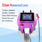 ND YAG Pico Laserowa maszyna do usuwania tatuażu Picosecond 755nm 808nm