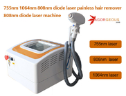 Pionowa maszyna do depilacji laserowej diody 755nm 808nm 1064nm ISO9001